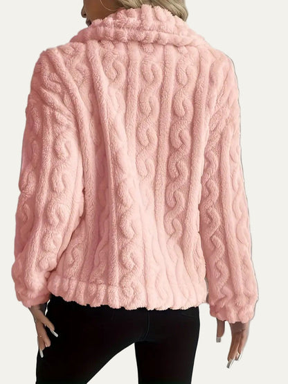 Women’s Textured Fleece Cardigan