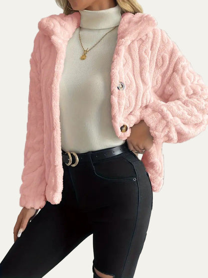 Women’s Textured Fleece Cardigan