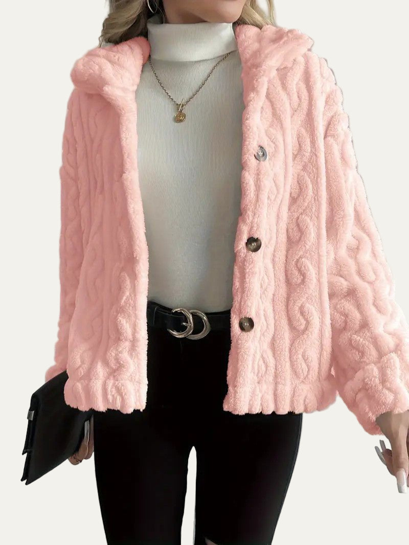 Women’s Textured Fleece Cardigan