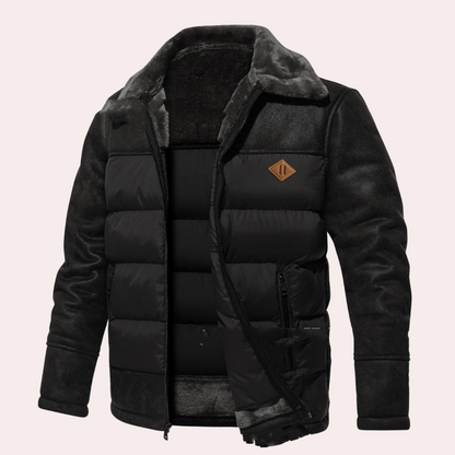 Edward - Insulated Plush Winter Jacket Men