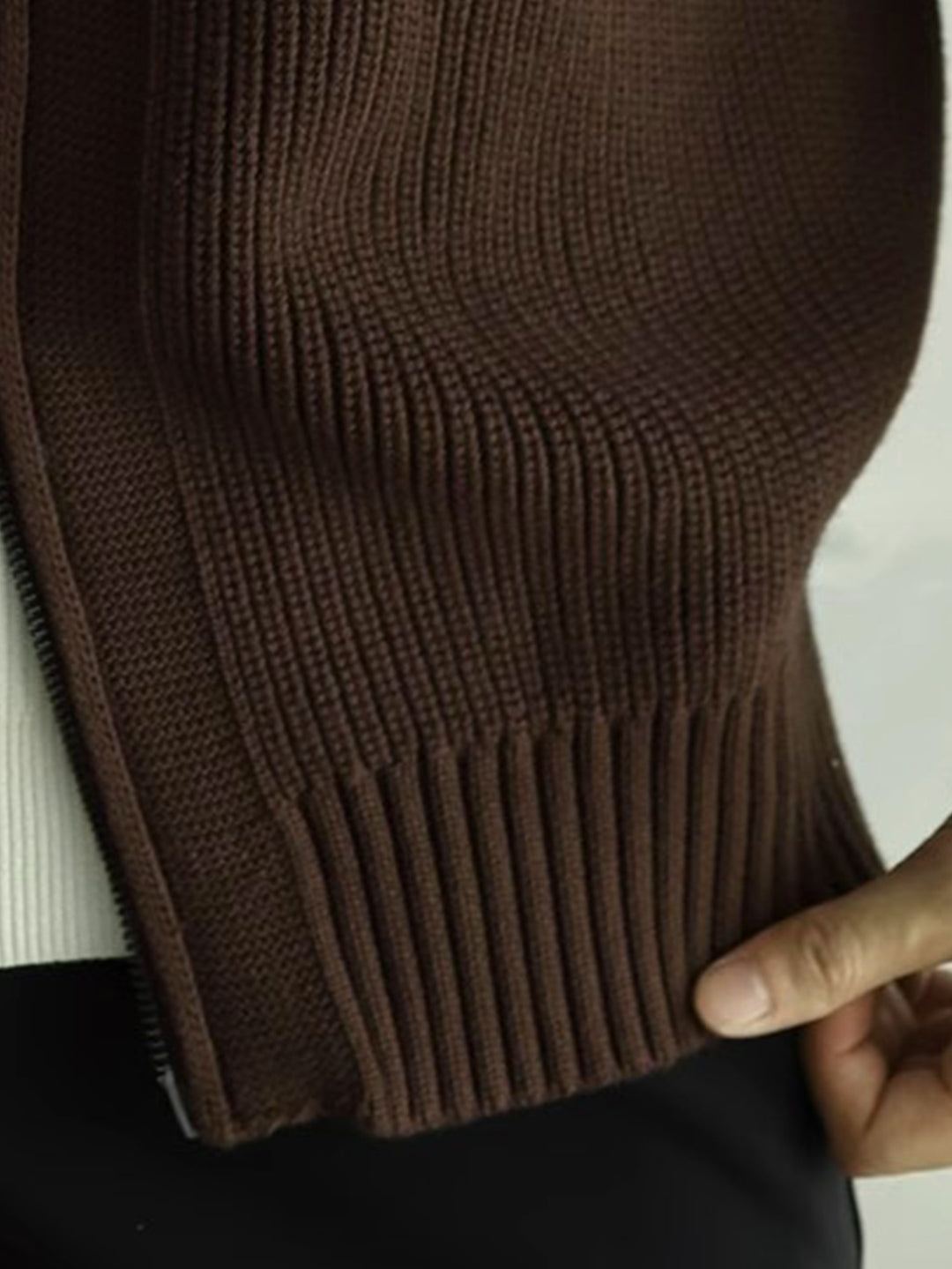 Jacob | Knitted Quarter Zip Men's Jumper