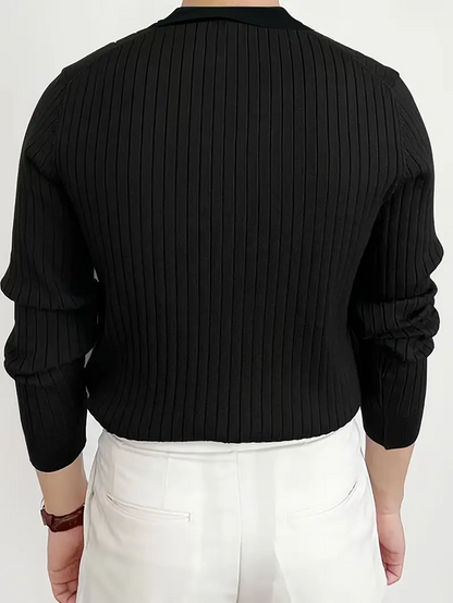 Argus | Polo Neck Knitted Men's Jumper