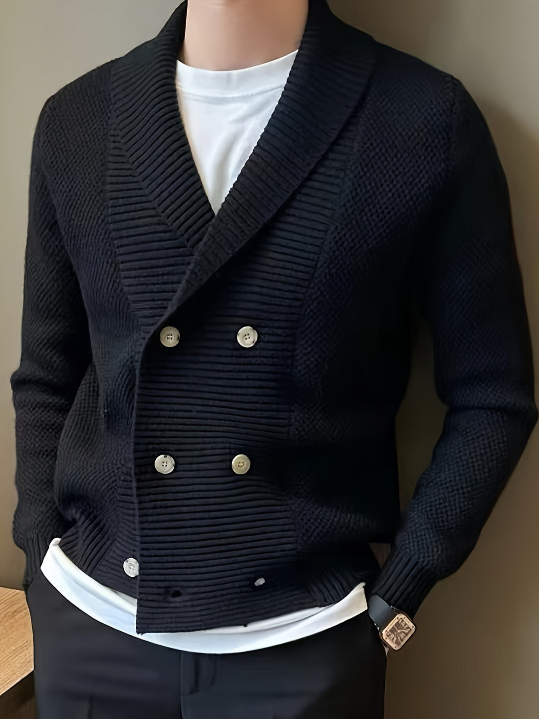 Josh | Elegant Knitted Men's Cardigan