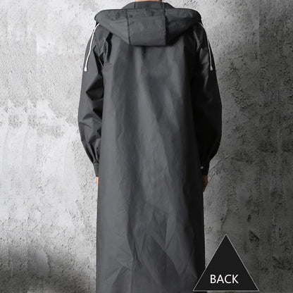 Nicholas - Water-Resistant Rain Coat with Hood