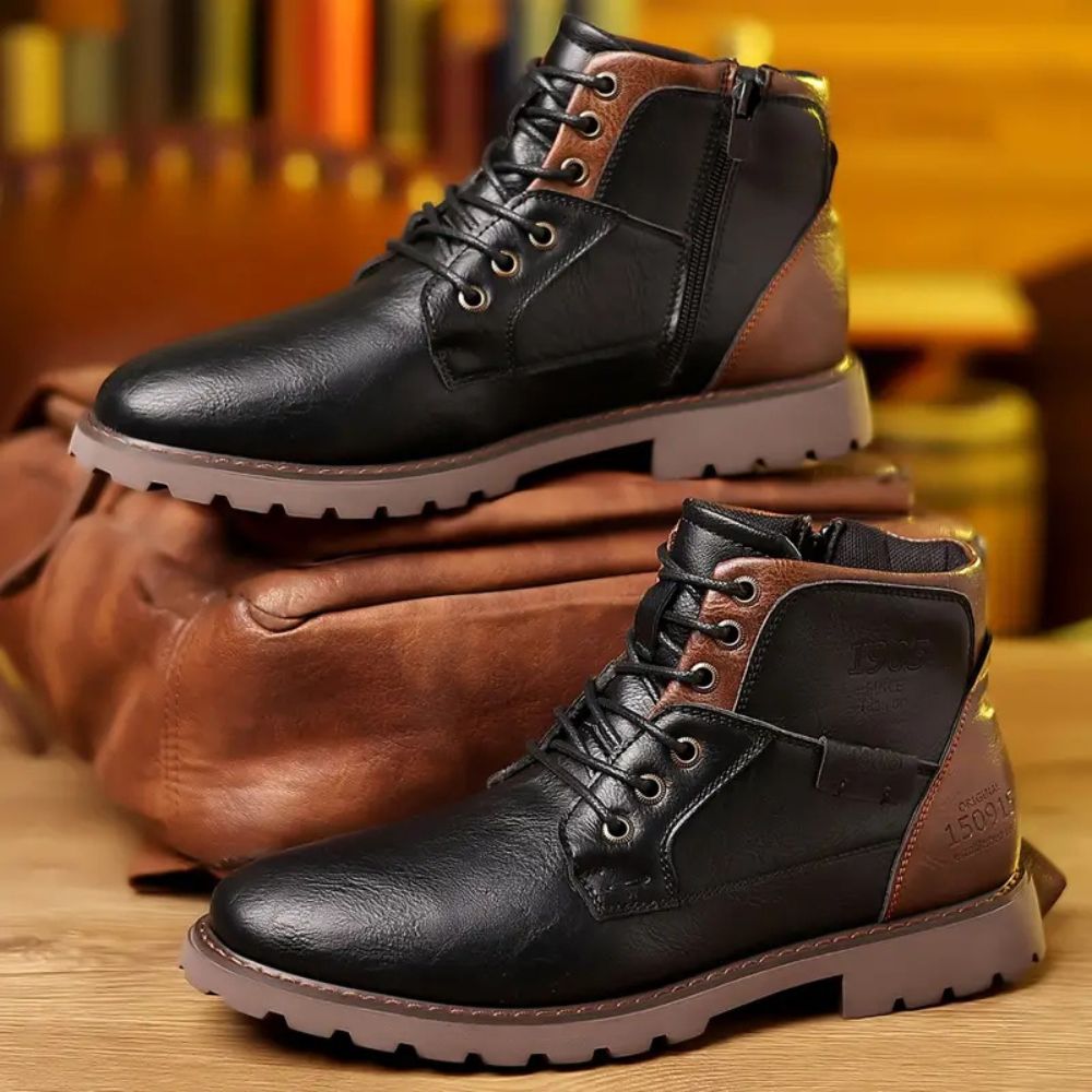 Sonny | Lace-Up Leather Men's Boots
