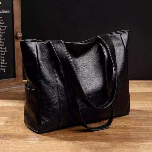 Iris| Basic Leather Women's Tote Bag