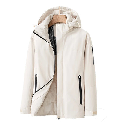 Haley | Women’s Quilted Winter Coat – Elegant Waterproof and Windproof Jacket with Detachable Hood