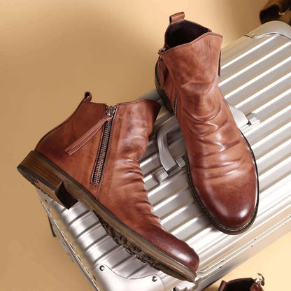 Otis | Zip Leather Men's Boots