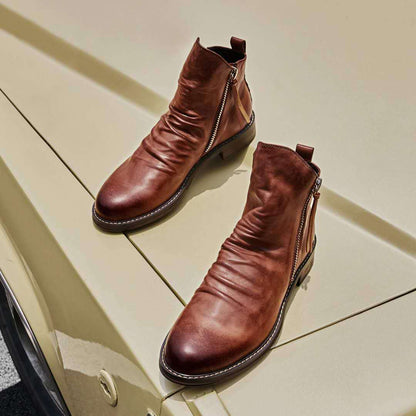 Otis | Zip Leather Men's Boots