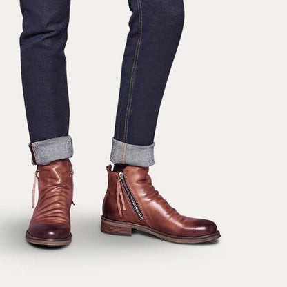 Otis | Zip Leather Men's Boots