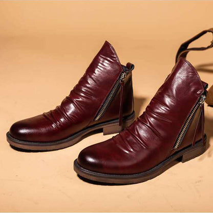 Otis | Zip Leather Men's Boots