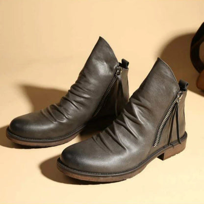 Otis | Zip Leather Men's Boots