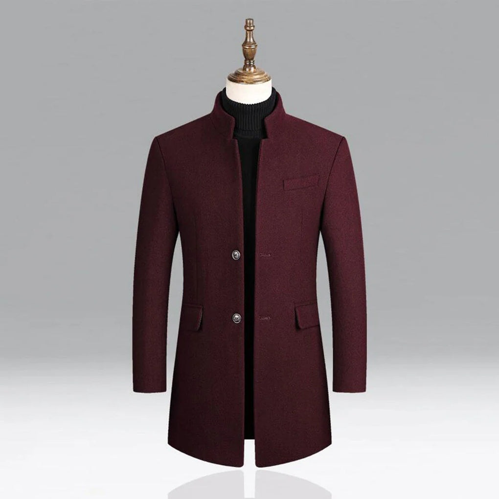 Valen | Classic Wool Coat for Men – Timeless Formal Layer
