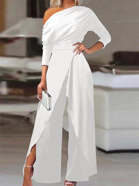 Ladies' Chic High-End Jumpsuit with Fashionable Style - BritishElegance
