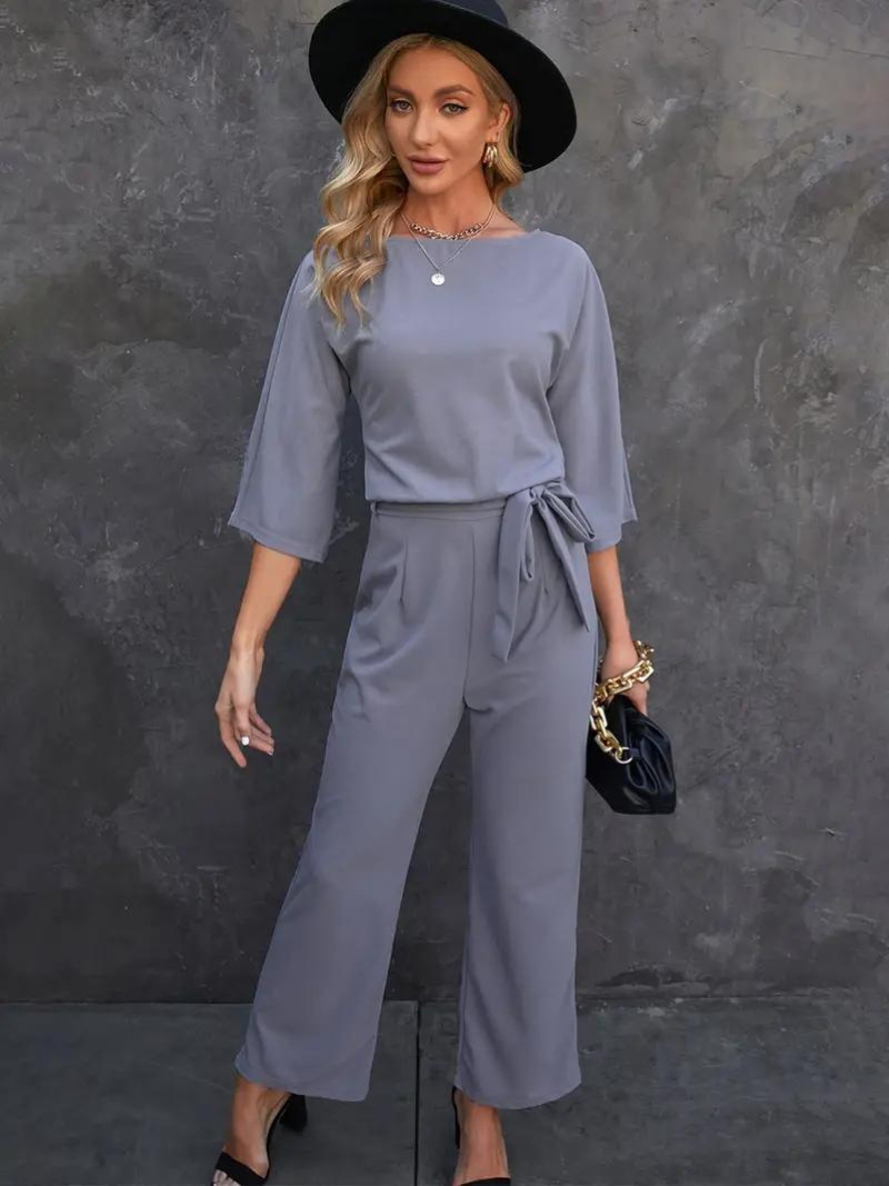 Elegant Women's Flowy Maxi Romper