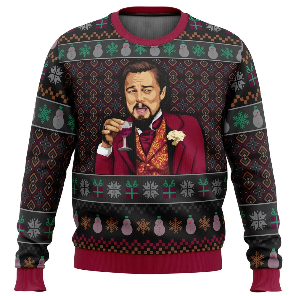 Elegant sweater for festive winter evenings