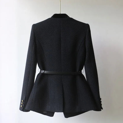 Marina | Timeless Women's Wool Coat – Mid-Length Elegance & Warmth