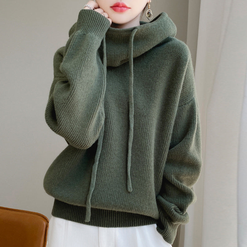 Relaxed Fit Women's Hoodie Sweater - BritishElegance