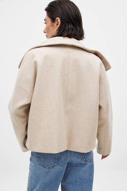 Elise | Luxury Double-Breasted Short Coat