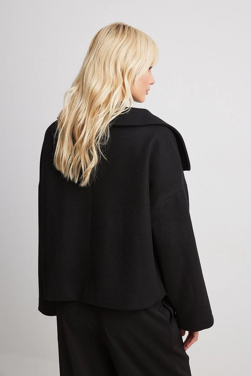 Elise | Luxury Double-Breasted Short Coat