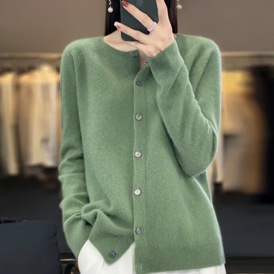 Women’s Classic Wool Knit Cardigan