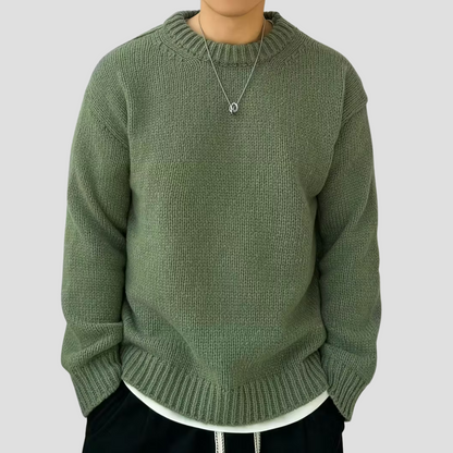 Men’s Chunky Knit Crewneck Sweater