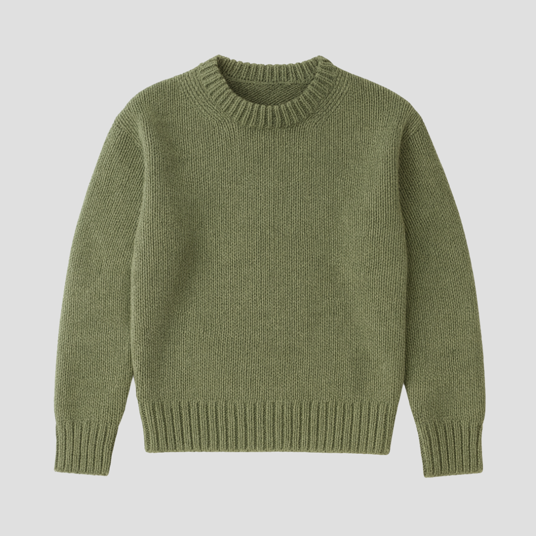 Men’s Chunky Knit Crewneck Sweater