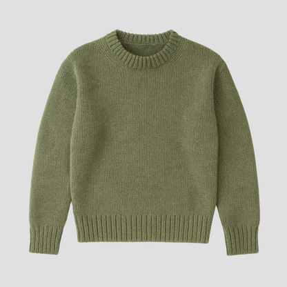 Men’s Chunky Knit Crewneck Sweater