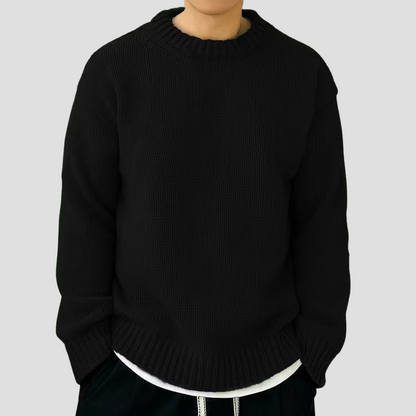 Men’s Chunky Knit Crewneck Sweater