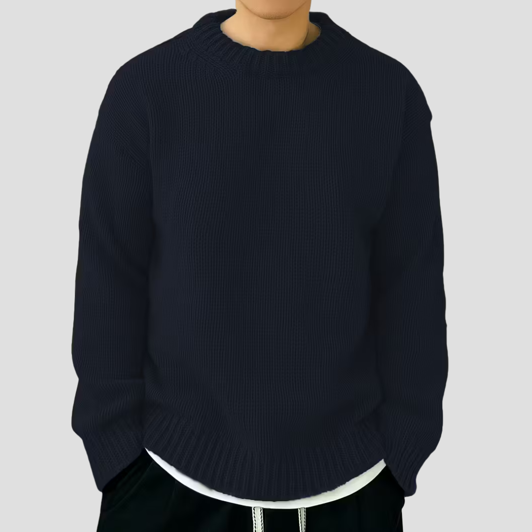 Men’s Chunky Knit Crewneck Sweater