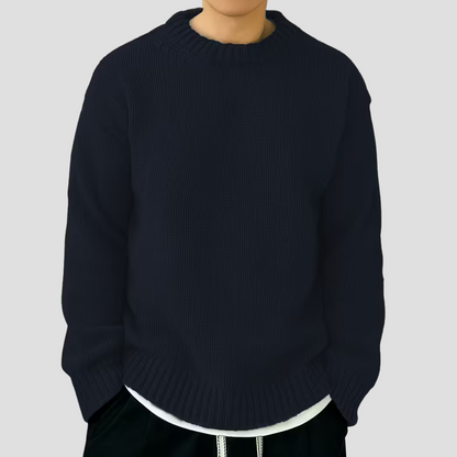Men’s Chunky Knit Crewneck Sweater