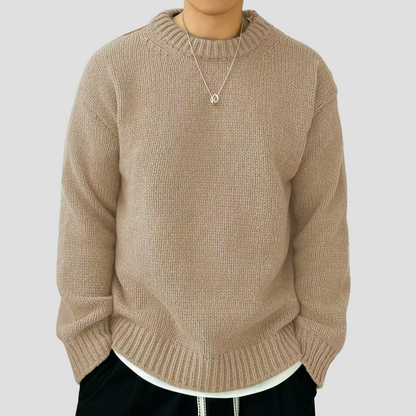 Men’s Chunky Knit Crewneck Sweater