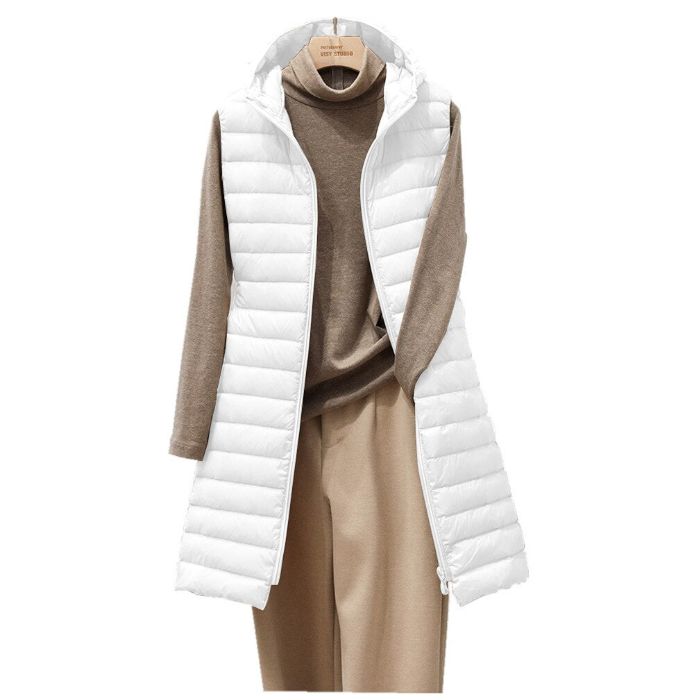Emalie | Classic Women's Warm Quilted Hooded Jacket for Winter
