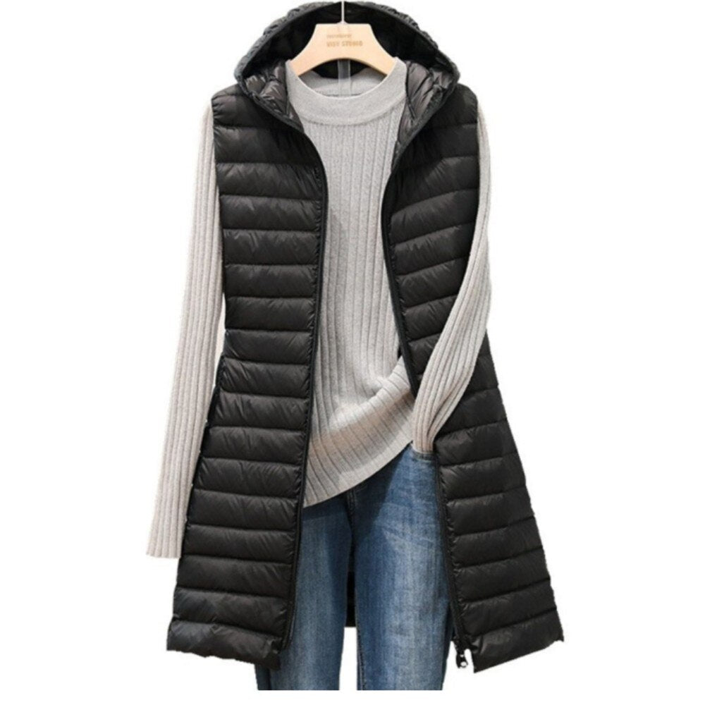 Emalie | Classic Women's Warm Quilted Hooded Jacket for Winter