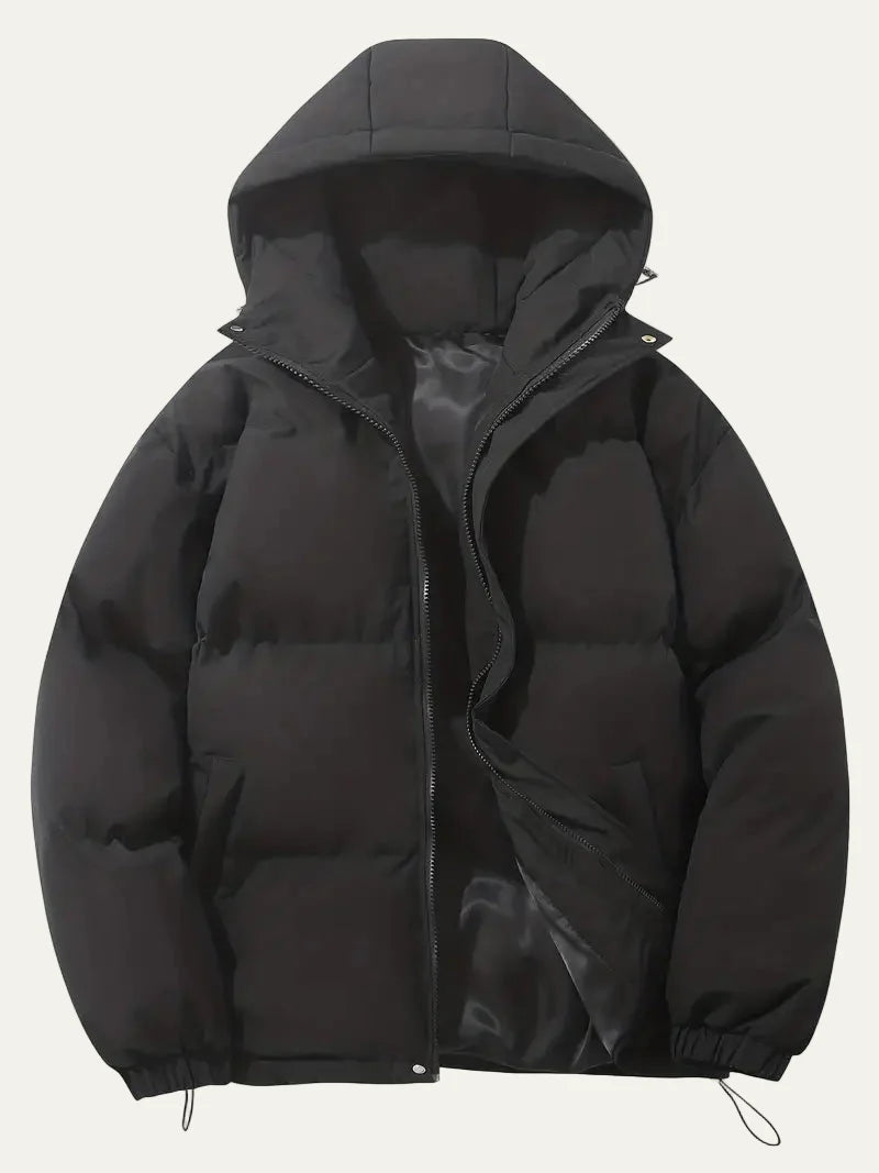 Men’s Classic Notched Collar Mid Length Coat