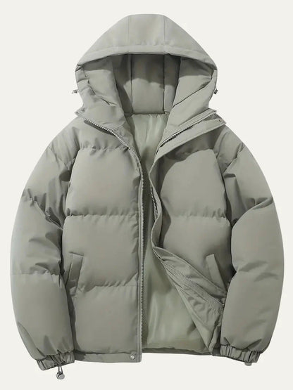 Men’s Classic Notched Collar Mid Length Coat