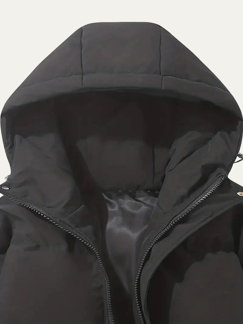 Men’s Classic Notched Collar Mid Length Coat