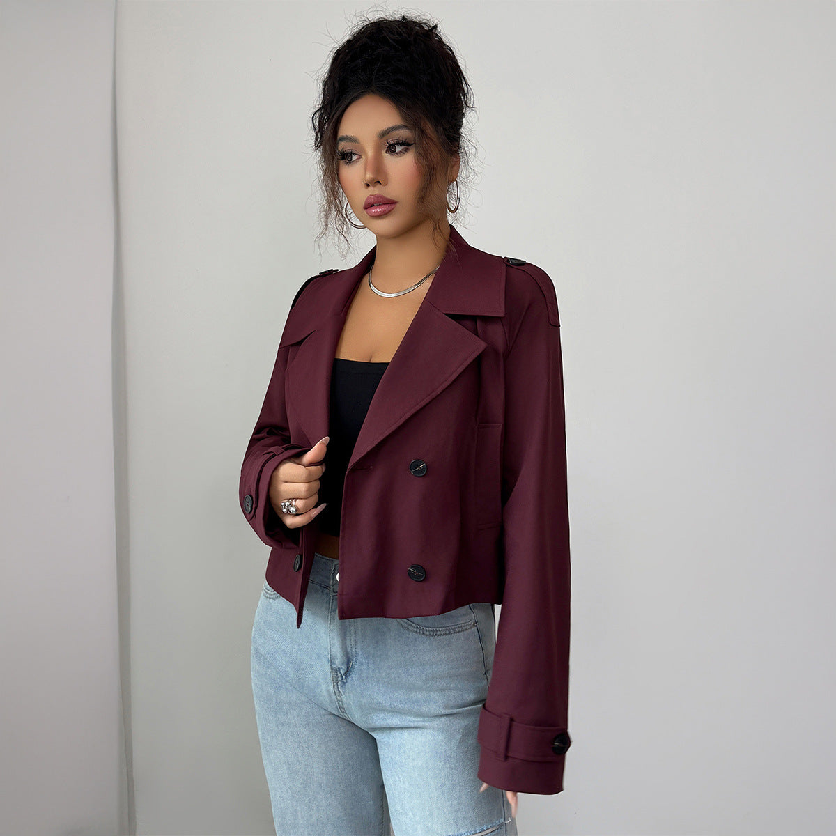 Kelly | Knitted Slim Fit Coat with Buttons