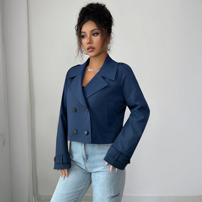 Emilia | Knitted Slim Fit Coat with Buttons