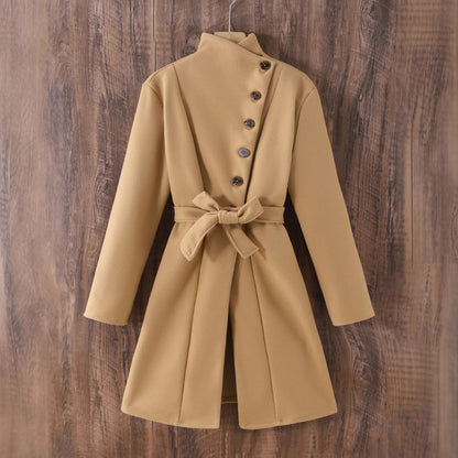 Emily | Luxurious Milky White Women's Coat with Refined Elegance