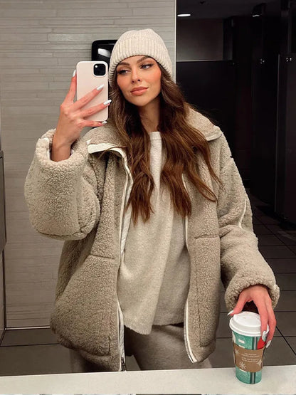Jessalyn | Trendy Women's Cozy Jacket with Relaxed Oversized Fit