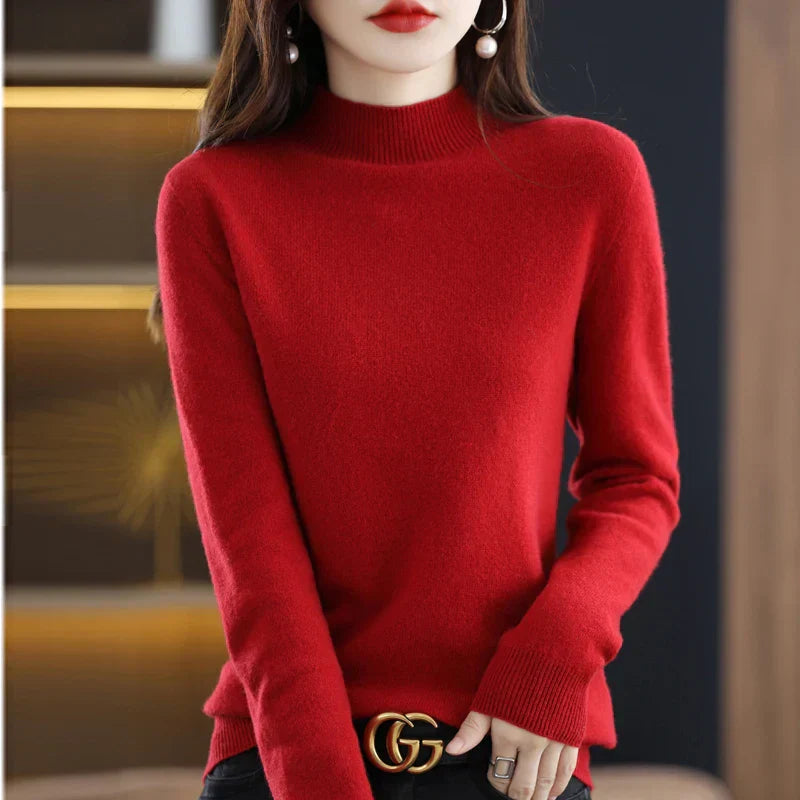 Emma – Crew Neck Knit Sweater for Women