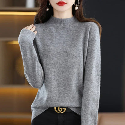 Emma – Crew Neck Knit Sweater for Women