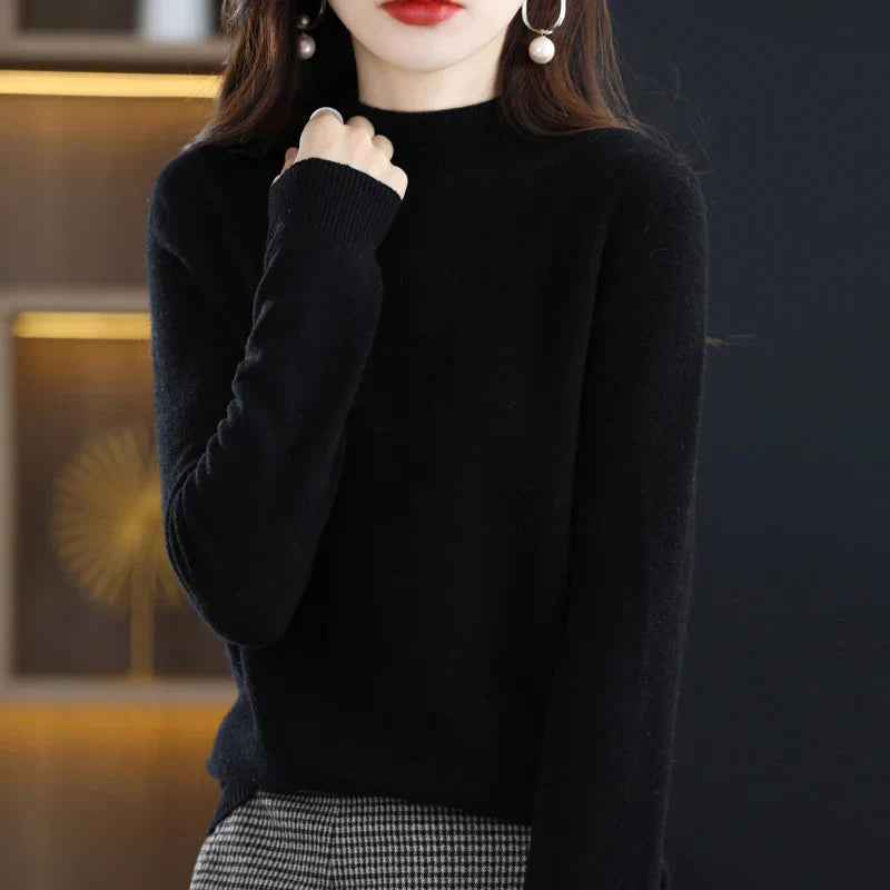 Emma – Crew Neck Knit Sweater for Women