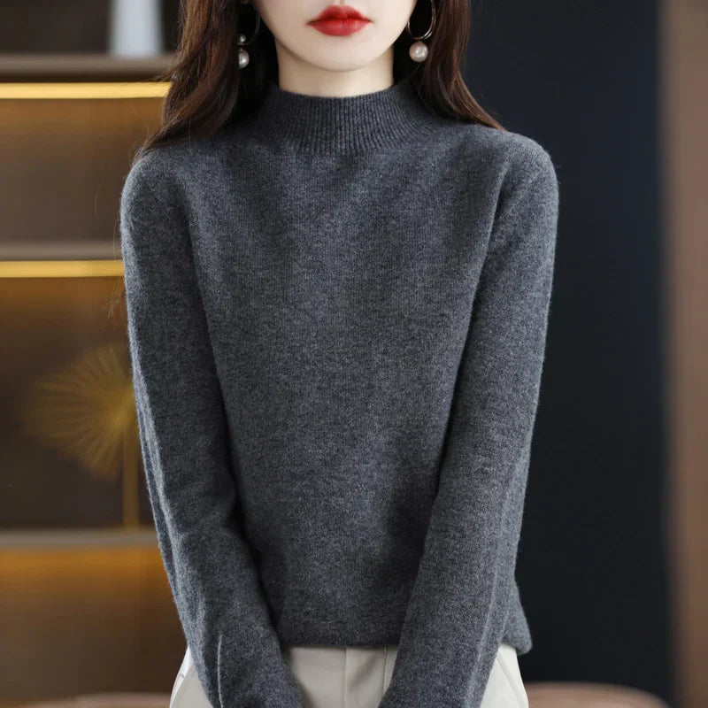Emma – Crew Neck Knit Sweater for Women