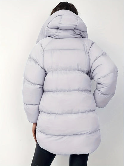 Veradis | Women's Short Black Puffer Jacket with Warm Insulation