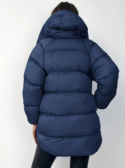 Veradis | Women's Short Black Puffer Jacket with Warm Insulation