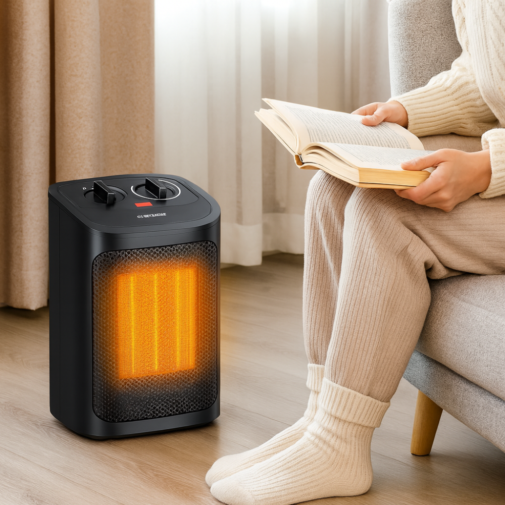 HomeWarm | Energy-Efficient Electric Space Heater for Bedroom Use