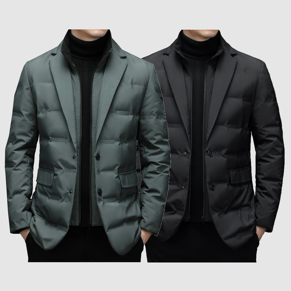 Lynver | Elegant Warm Men's Winter Coat with Classic Modern Style