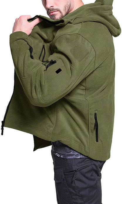 Darius | Comfortable Men’s Windproof Fleece Jacket for Cold Weather